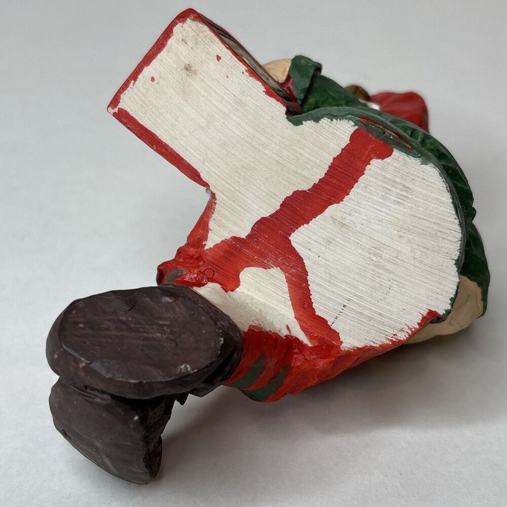 Christmas Elf Toymaker Figurine Teddy Bear ABC Block Rifle 5” Holiday Decor - Picture 5 of 16